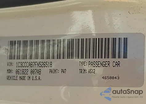 2015 Chrysler 200 Limited from USA, damaged, VIN 1C3CCCAB7FN526518